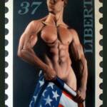 "Liberty Stamp"  28"x 18"